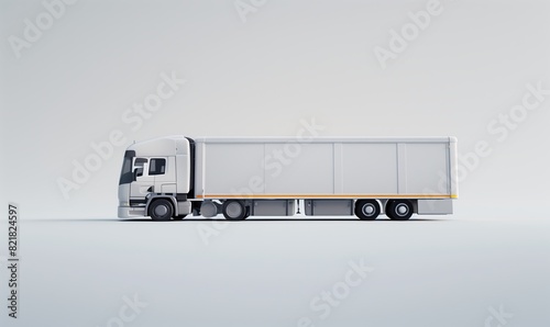 Camion, tir, per trasporto prodotti e lavori in corso. photo