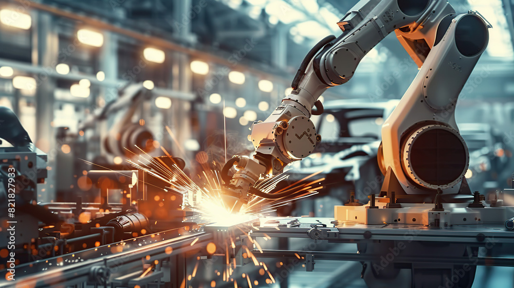 welder at work in a factory