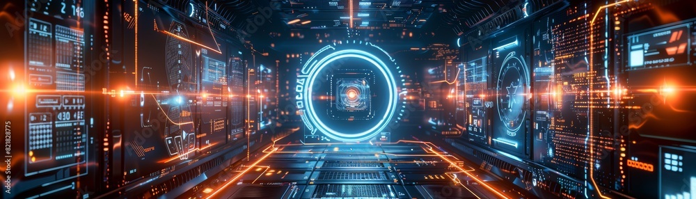 Sci-fi digital interface mega set. Callouts, FUI circle set, loading bars. Dashboard display virtual reality technology screen. Modern graphics. Sci-fi digital interface mega set. Callouts, FUI circle set, loading bars. Dashboard display virtual reality technology screen. Modern graphics.