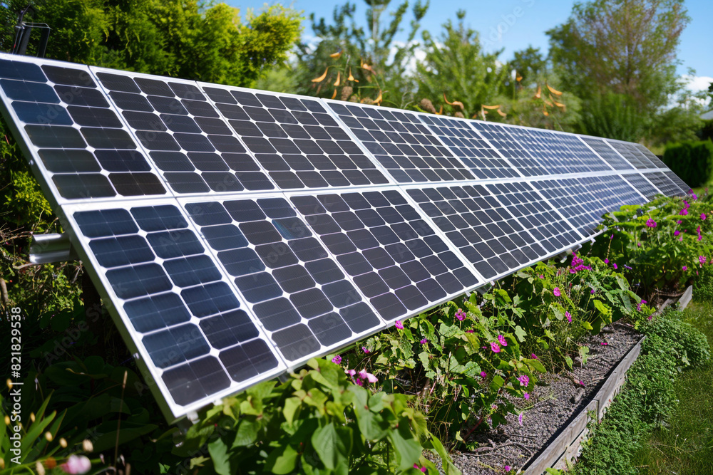 solar panel generation with green agriculture farm environment and ecology clean energy power technology solar panel generation with green agriculture farm environment and ecology clean energy power technology