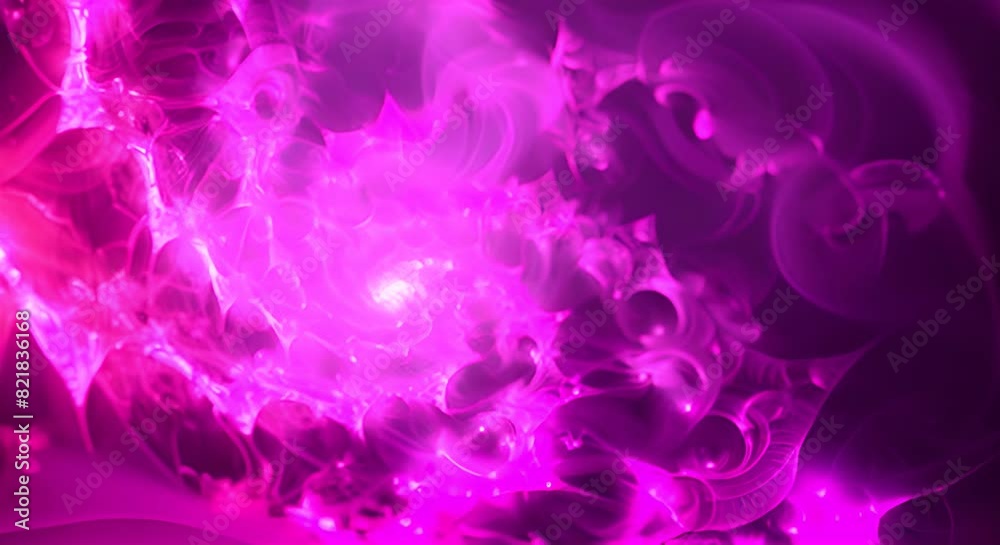 3D animated abstract pink fractal light background 3D animated abstract pink fractal light background
