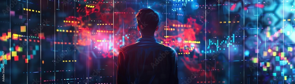 A research team analyzing big data with AI algorithms, scifi, neon tones, digital painting, showcasing datadriven insights A research team analyzing big data with AI algorithms, scifi, neon tones, digital painting, showcasing datadriven insights