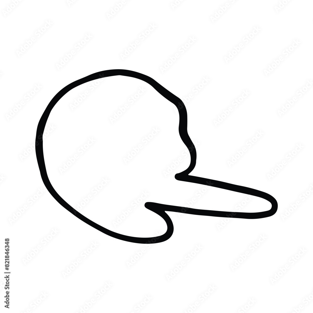 Click button icon with hand drawn doodle style isolated on white background. Click button icon with hand drawn doodle style isolated on white background.