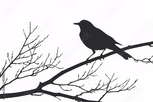 a bird on a branch © Maria