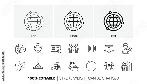 Copyright, Home charging and Teamwork line icons. Pack of Search people, Business statistics, Sleep icon. Fishing rod, Laptop insurance, Loop pictogram. Boxes pallet, Ethics, Cloakroom. Vector