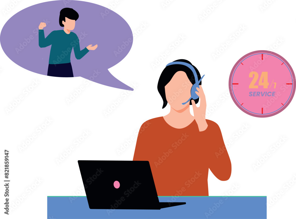 Customer service is available 24 hours a day. Customer service is available 24 hours a day.
