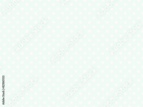 texturised white color polka dots over mint cream off white back