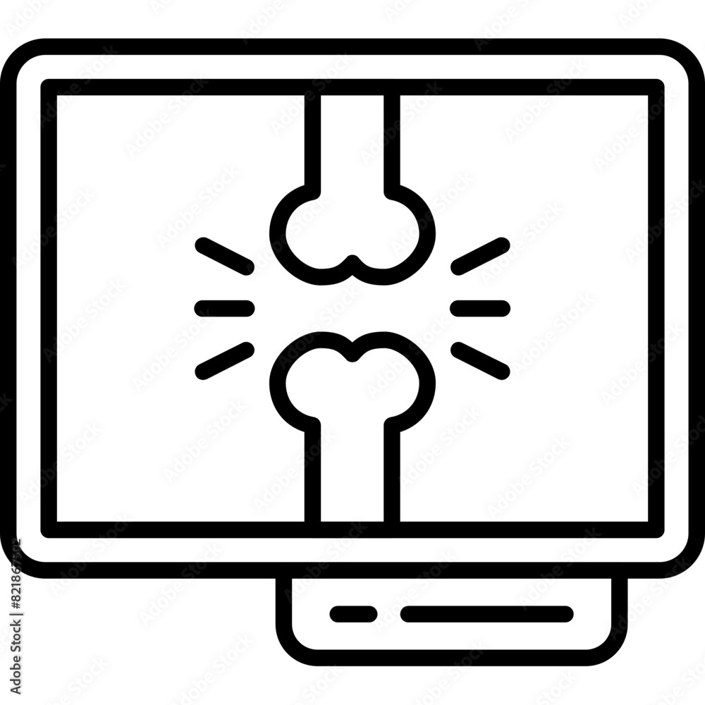Bones Joint X-Ray Icon