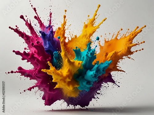 Multi Colored Color Splash
