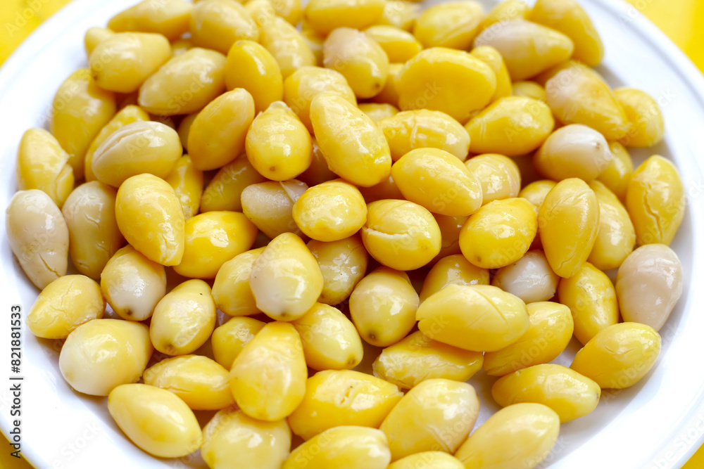 Boiled ginkgo nuts, ginkgo seeds