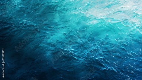 Tranquil Aquatic Gradient Background with Deep Ocean Blue to Vibrant Turquoise Transition