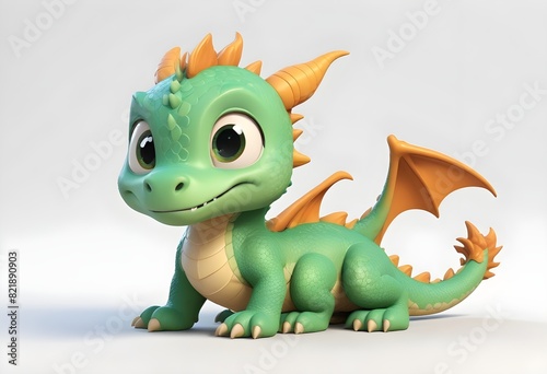 animal colorful dragon dragon model cute