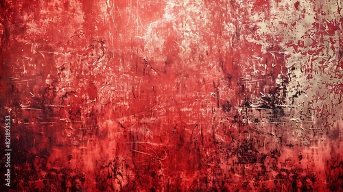 Bold Red Grunge Texture Background for Edgy Designs