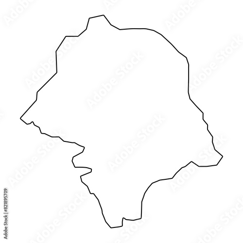Voh commune map, administrative division of New Caledonia. Vector illustration. photo