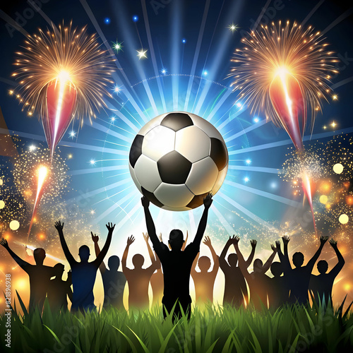 footbal chamions celebration