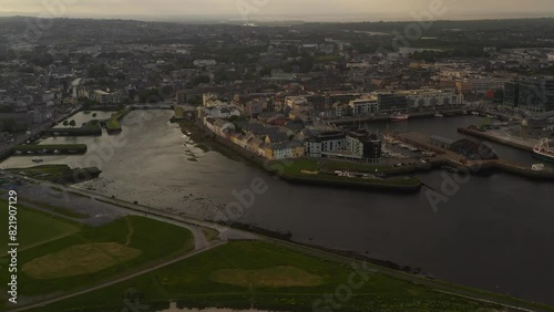 Wallpaper Mural Vast Panoramic: Galway Cityscape with Corrib, Claddagh, City Centre Torontodigital.ca