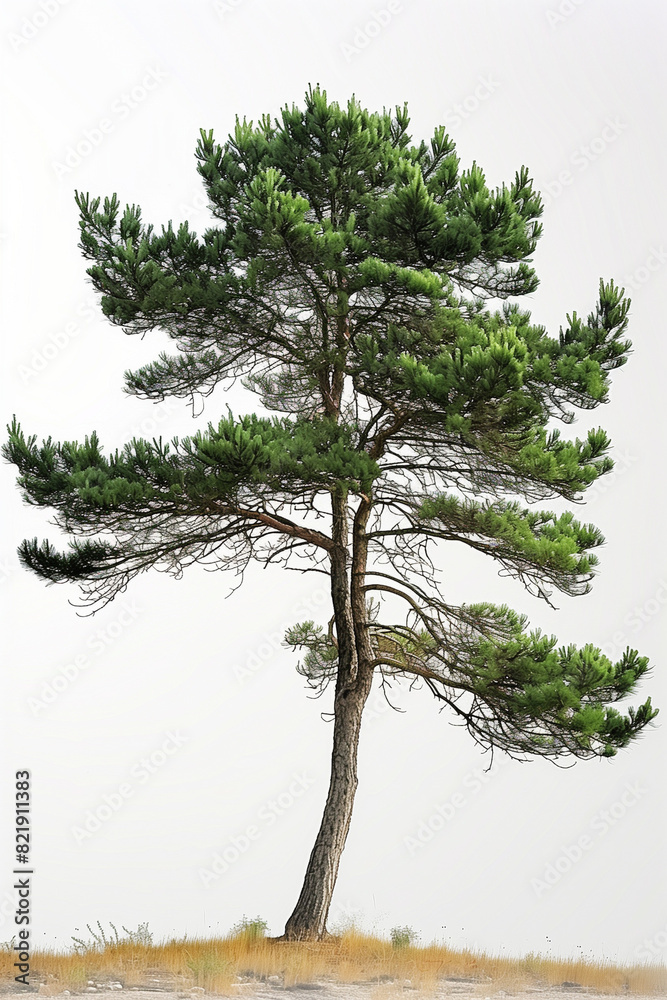 Obraz premium Tree isolated on white background olive