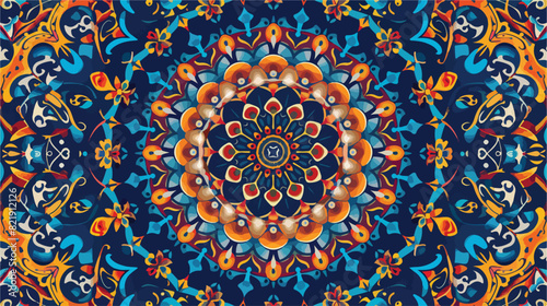 Abstract Colorful Kaleidoscope Background Luxurious A