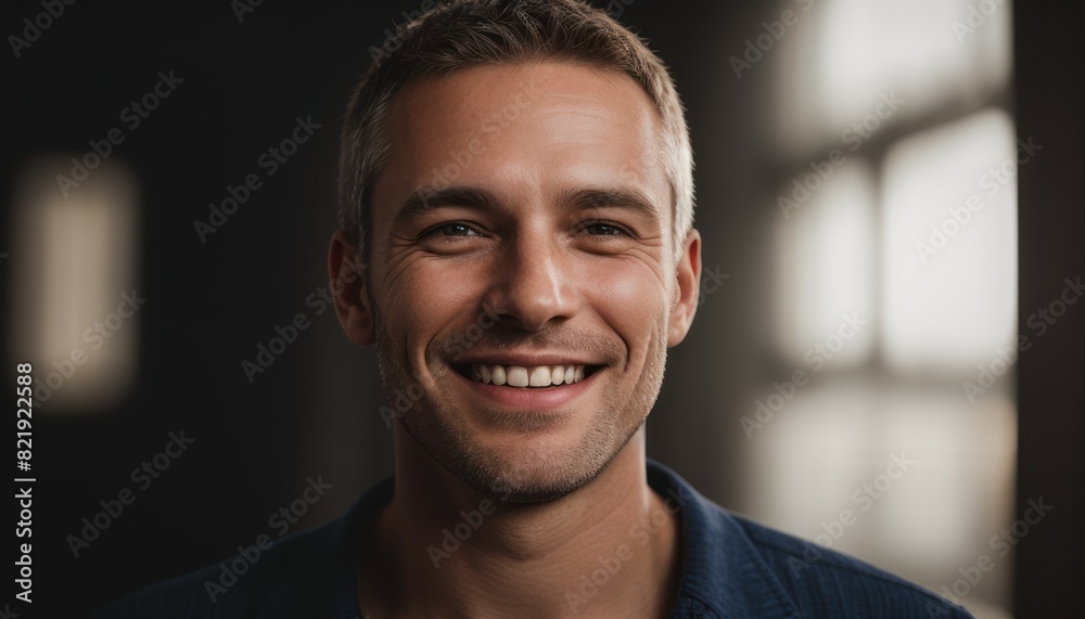 Obraz premium Smiling man portrait