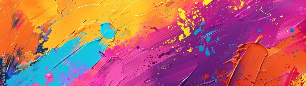 vibrant abstract paint splash background