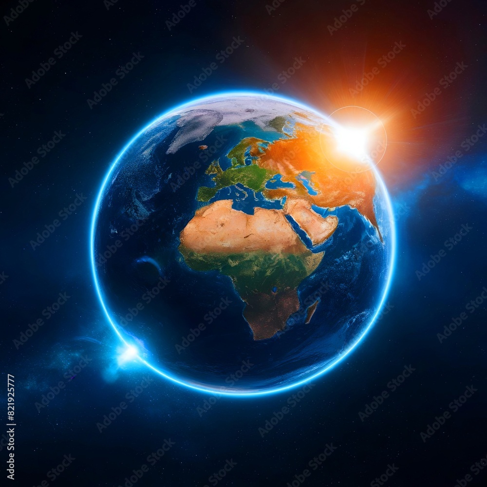 Fototapeta premium earth in space