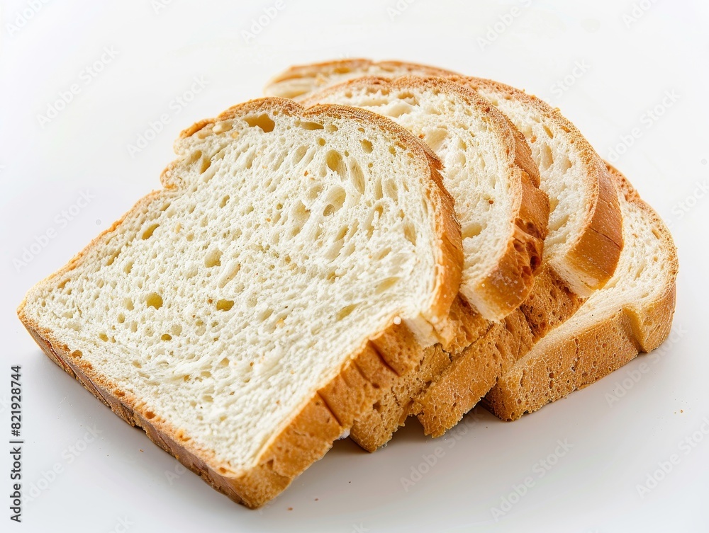 Freshly baked sliced bread