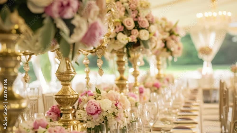 Wedding decoration with peonies, floral decor and event celebration, peony flowers and wedding ceremony in the garden, English country style idea Wedding decoration with peonies, floral decor and event celebration, peony flowers and wedding ceremony in the garden, English country style idea