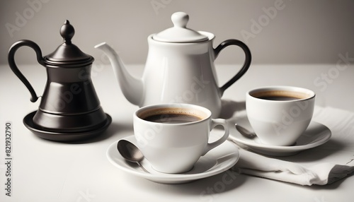 Turkish Coffee on a white background