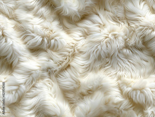 White Wool Seamless Texture Background