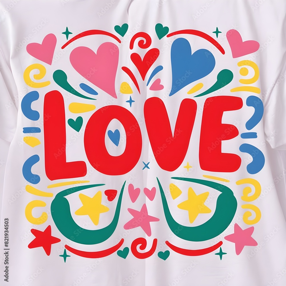 Obraz premium Couple's t-shirt design 
