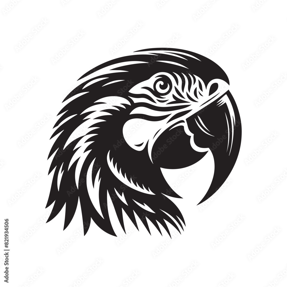 Vector Macaw Parrot Silhouette: Striking Black Vector Art Capturing the Vibrant Beauty and Tropical Majesty of These Iconic Parrots- Macaw Parrot Illustration. Vector Macaw Parrot Silhouette: Striking Black Vector Art Capturing the Vibrant Beauty and Tropical Majesty of These Iconic Parrots- Macaw Parrot Illustration.