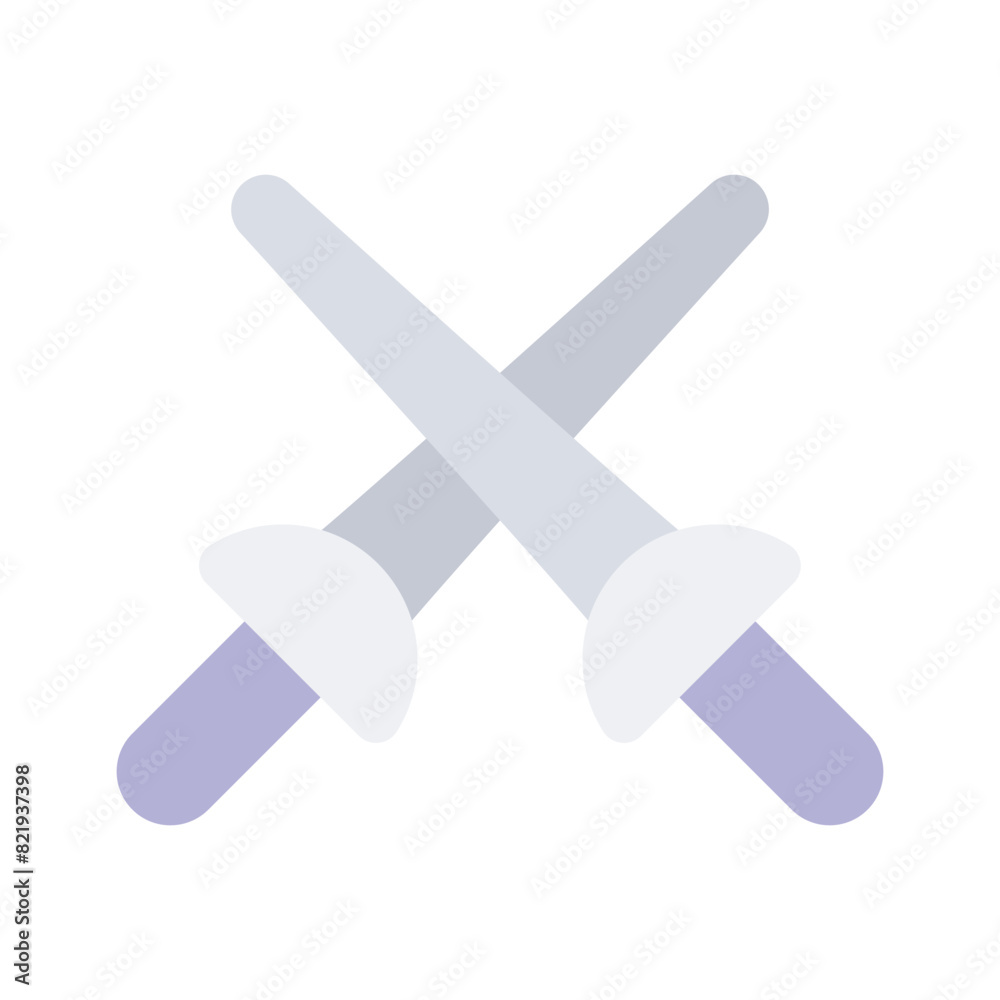 Fencing swords vector design, easy to use and download Fencing swords vector design, easy to use and download