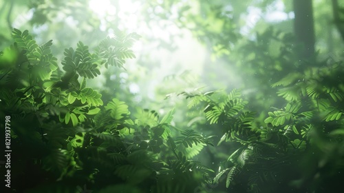 Blurry forest foliage, great nature backgrounds © Artacalla