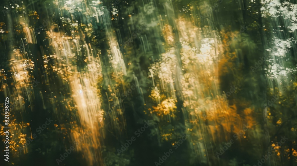 Blurry forest foliage, great nature backgrounds Blurry forest foliage, great nature backgrounds