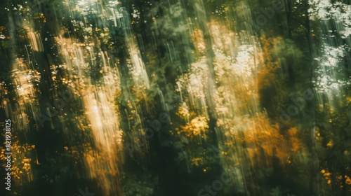 Blurry forest foliage, great nature backgrounds
