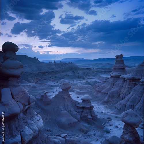 Captivating hoodoos and geological photo