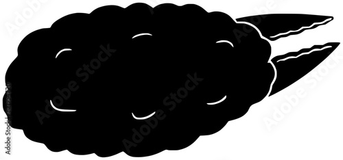 food illustration cuisine silhouette crab logo meal icon fried outline dish seafood restaurant dinner delicious asian sauce pepper cooking shape spicy gourmet healthy for vector graphic background