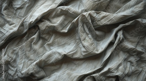 A close up of a bed with a sheet  perfect for home decor websites or interior design blogs