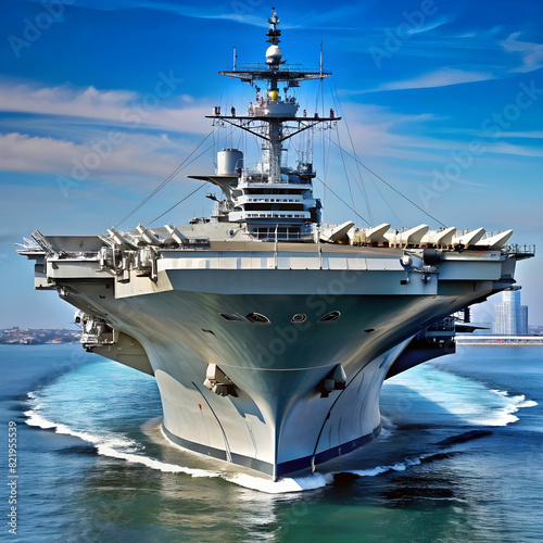 aircraft carrier close up