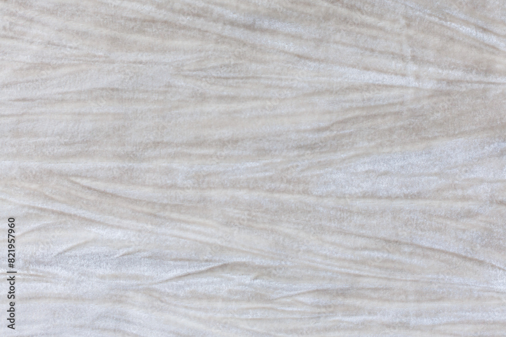 texture of velvet white beige fabric with wrinkles texture of velvet white beige fabric with wrinkles