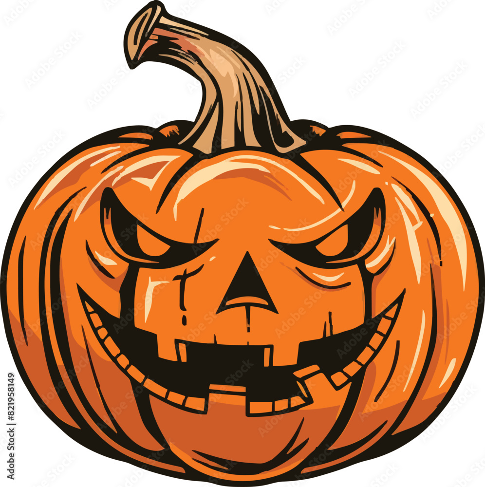 Halloween pumkin icon. vector illustration.