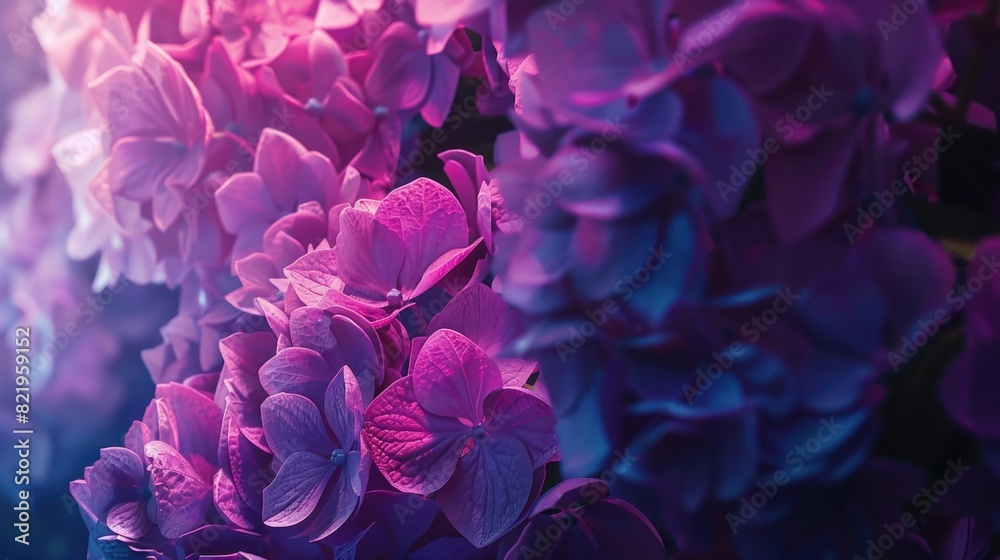 Close up shot of a bunch of purple flowers, perfect for floral backgrounds