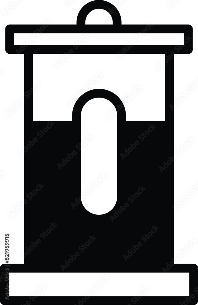 coffee maker icon illustration in line style coffee maker icon illustration in line style