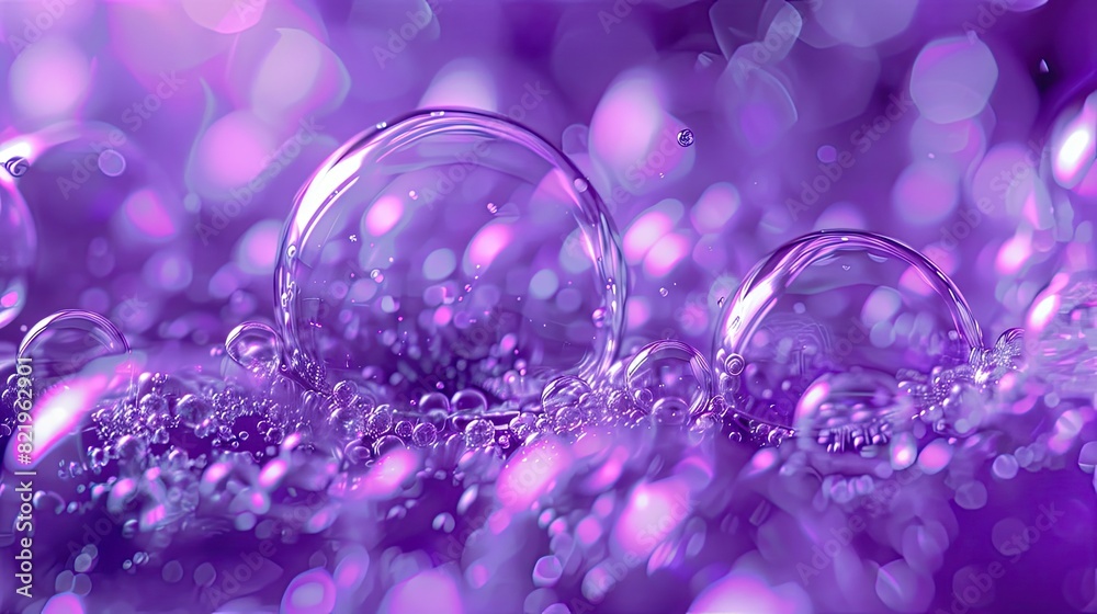 Abstract ultraviolet liquid bubbles in motion. Eerie and captivating fluid texture Abstract ultraviolet liquid bubbles in motion. Eerie and captivating fluid texture