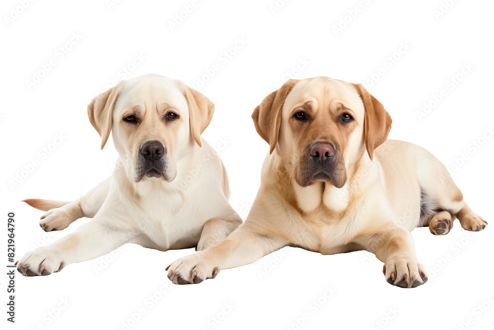 Labrador Retriever on transparent background Labrador Retriever on transparent background