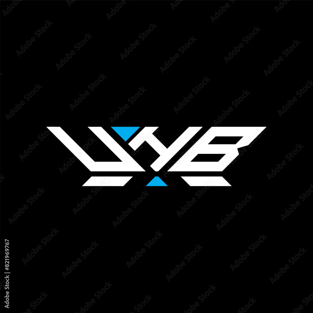 UHB letter logo vector design, UHB simple and modern logo. UHB luxurious alphabet design UHB letter logo vector design, UHB simple and modern logo. UHB luxurious alphabet design