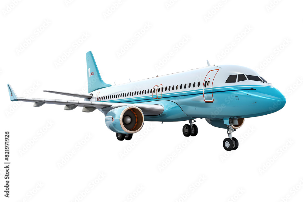 Flying Airplane Isolated on Transparent Background, PNG, Cut Out. Flying Airplane Isolated on Transparent Background, PNG, Cut Out.