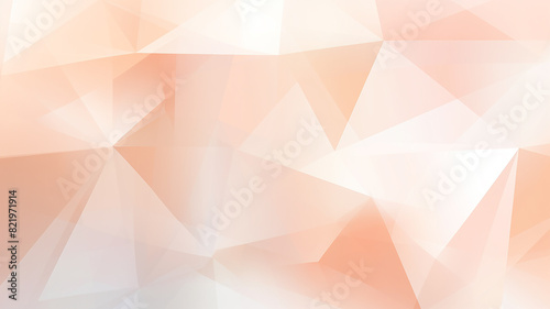 Pastel peach geometric pattern, abstract background image © kichigin19
