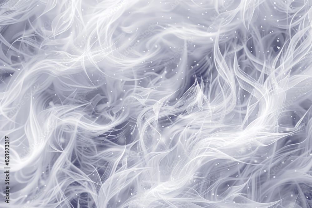 Fototapeta premium Close up of white feathers on a black background. Perfect for fashion or beauty concepts