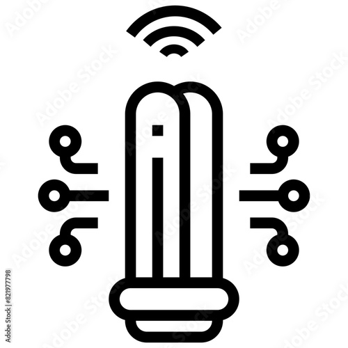 SMART LIGHT,smart home,electronics,lightbulb,home automation.svg